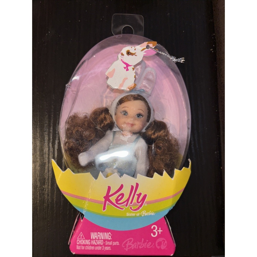 BK~ #J NIB BARBIE DOLL KELLY 2007 EASTER IS TUTU FUN MIRANDA BUNNY M3472